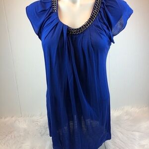 Willi Smith Chain Neck Blouse - Small